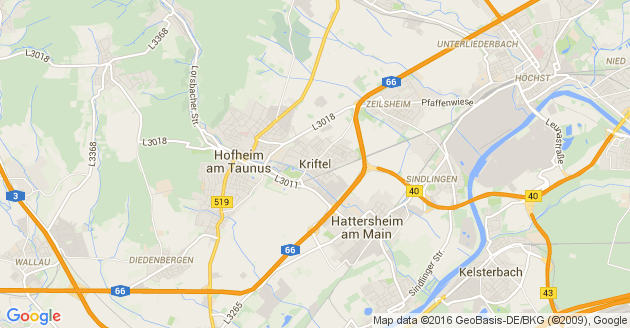 Karte Kriftel