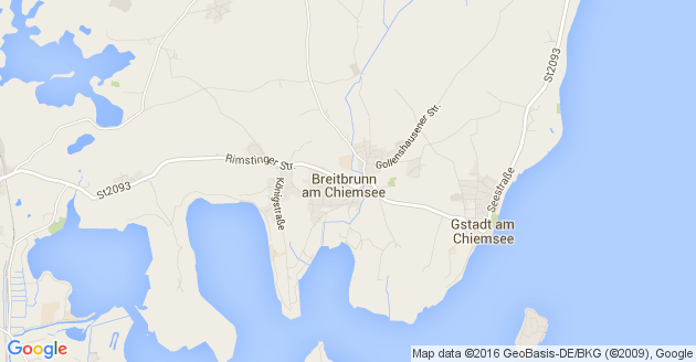 Karte Breitbrunn am Chiemsee