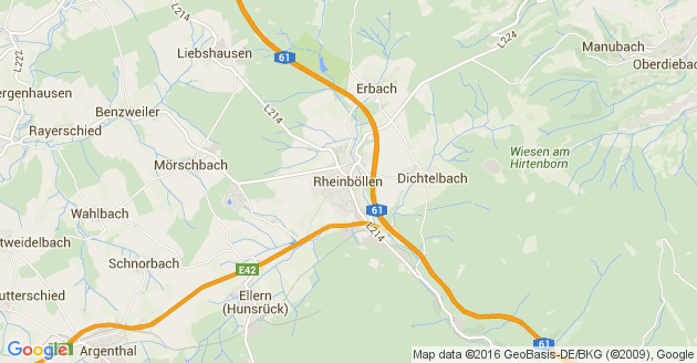 Karte Rheinböllen