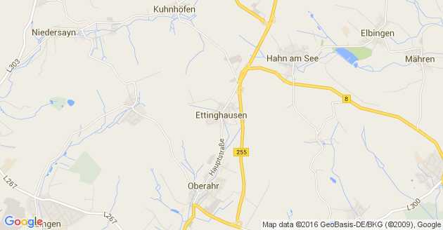 Karte Ettinghausen