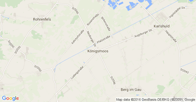 Karte Königsmoos