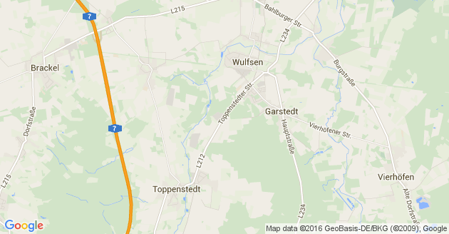 Karte Garstedt im Winsener Geest