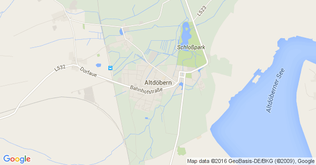 Karte Altdöbern