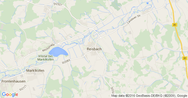 Karte Reisbach in Niederbayern