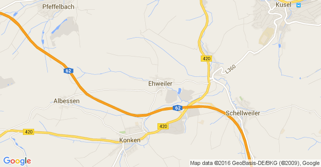 Karte Ehweiler