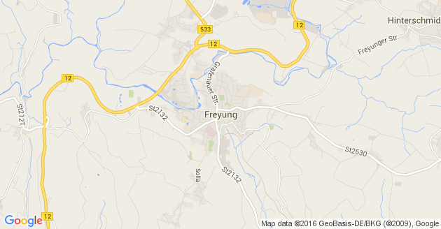 Karte Freyung