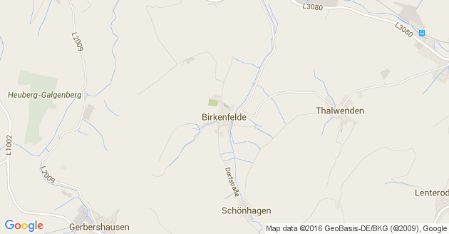 Karte Birkenfelde