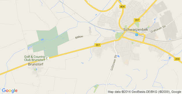 Karte Aumühle bei Hamburg