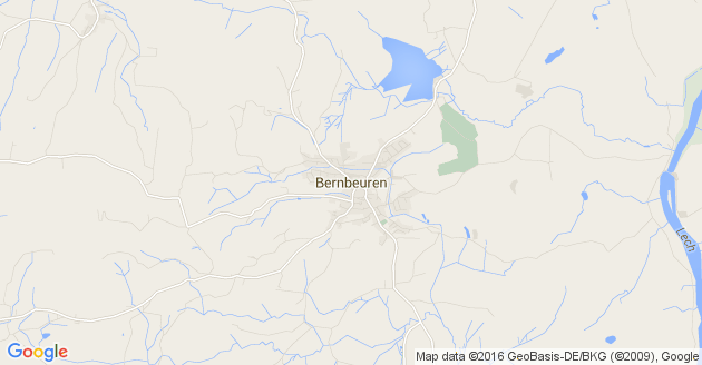 Karte Bernbeuren