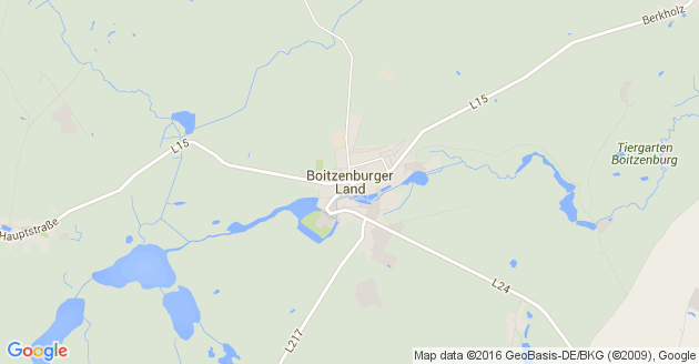 Karte Boitzenburger Land