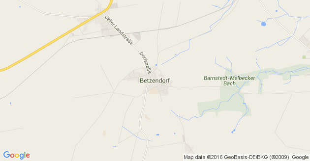 Karte Betzendorf Kreis Lüneburg