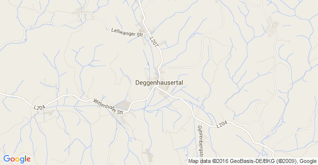 Karte Deggenhausertal