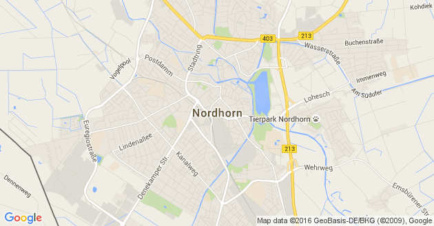 Karte Nordhorn