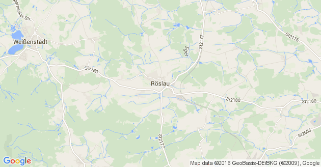 Karte Röslau
