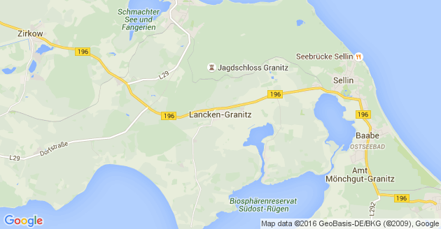 Karte Lancken Granitz