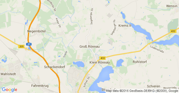Karte Groß Rönnau