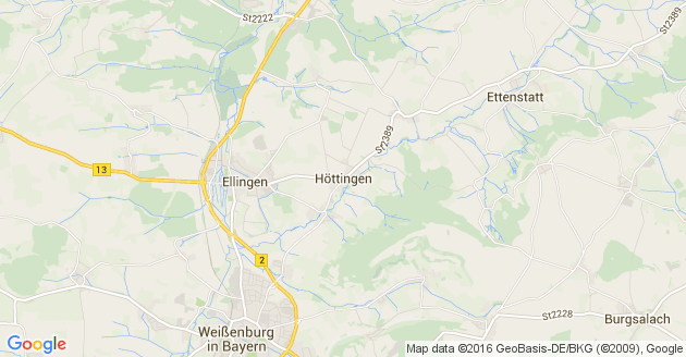 Karte Höttingen