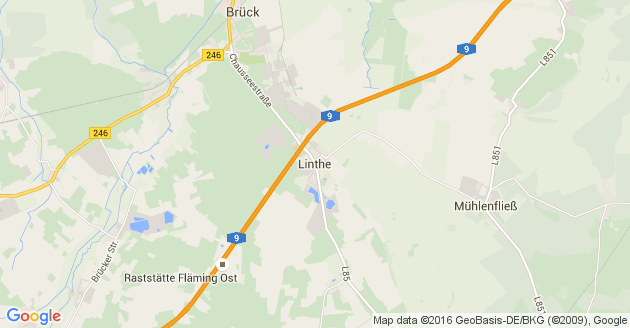 Karte Linthe