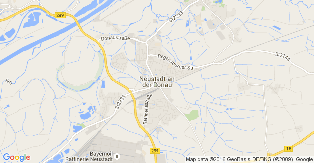 Karte Neustadt an der Donau