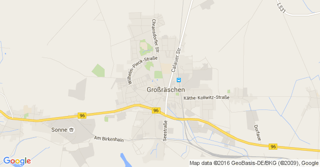 Karte Großräschen