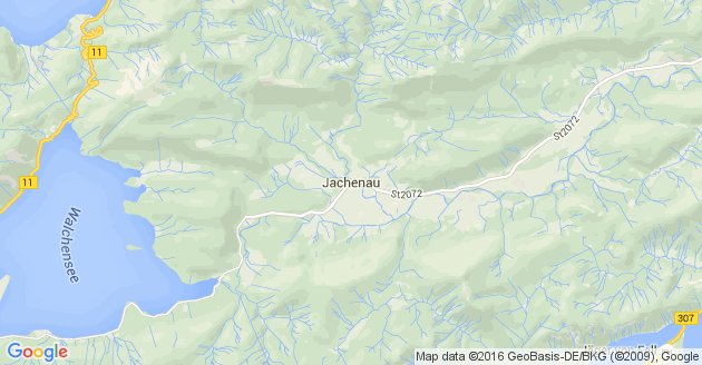 Karte Jachenau