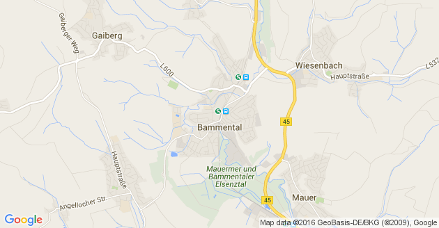Karte Bammental