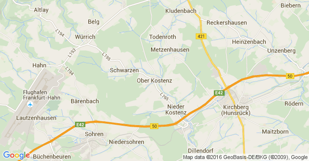Karte Ober Kostenz
