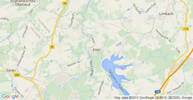 Karte Pöhl