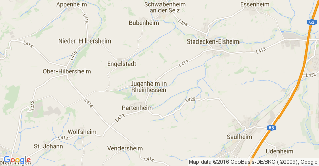 Karte Nieder Wiesen in Rheinhessen