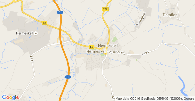 Karte Mandern bei Hermeskeil