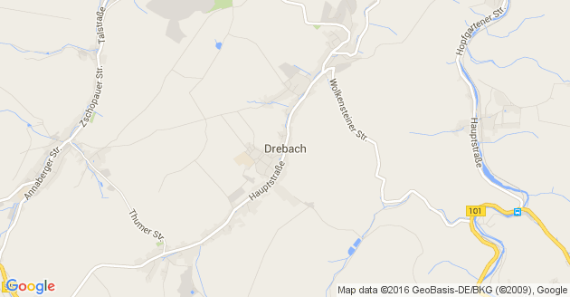 Karte Drebach