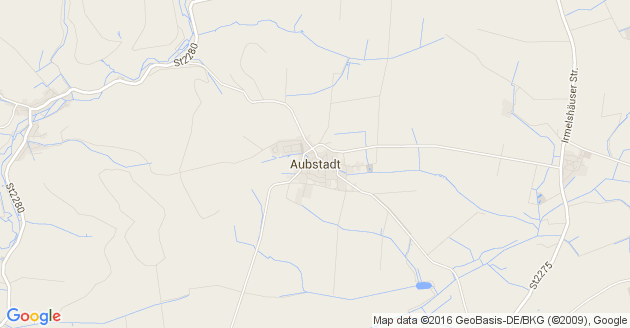 Karte Aubstadt