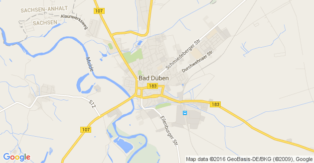 Karte Bad Düben