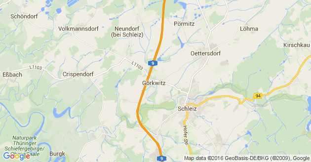 Karte Görkwitz
