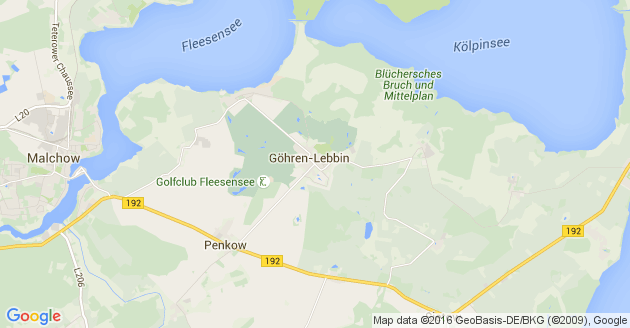 Karte Göhren Lebbin