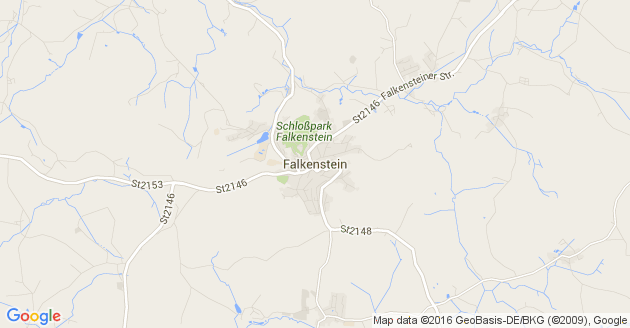 Karte Falkenstein in der Oberpfalz