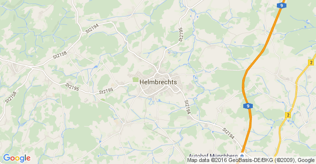 Karte Helmbrechts