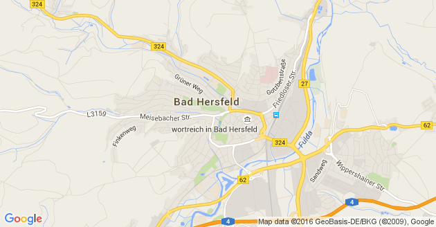 Karte Bad Hersfeld