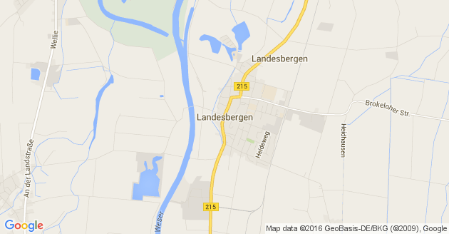 Karte Landesbergen