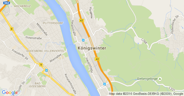 Karte Königswinter