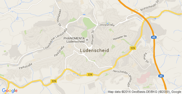 Karte Lüdenscheid