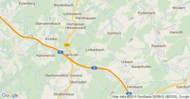 Karte Linkenbach