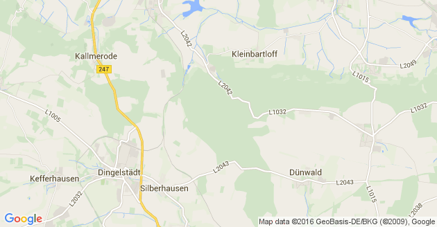 Karte Helmsdorf bei Leinefelde