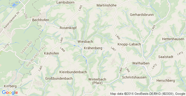 Karte Krähenberg