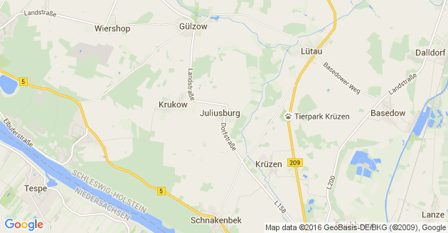 Karte Juliusburg