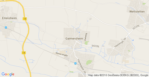 Karte Gaimersheim