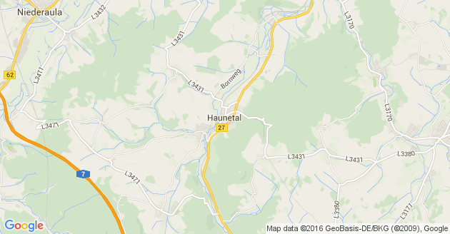 Karte Haunetal