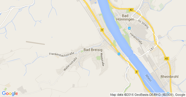 Karte Bad Breisig