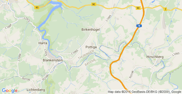 Karte Pottiga