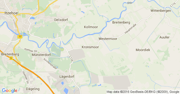 Karte Kronsmoor